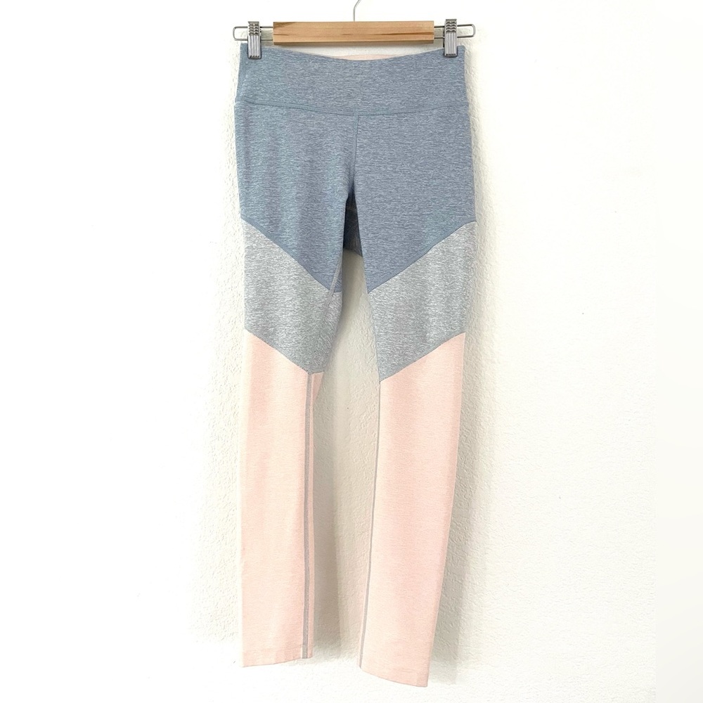 NEW Outdoor Voices Springs Colorblock 7/8 Leggings High Rise Lake Dove Rose S - Picture 9 of 14